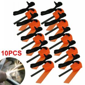 10x Fire Starter Flint Steel Striker Survival Kit Ferro Rod Outdoor Camping Tool 10x Fire Starter Flint Steel Striker Survival Kit Ferro Rod Outdoor Camping Tool